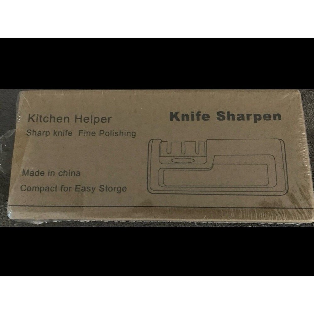 Kitchen Helper Compact Knife Sharpener, Fine Polishing
